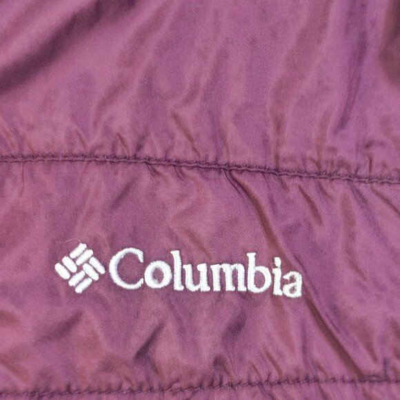 Columbia interchange jacket women's size XS light lilac and maroon - Picture 5 of 13